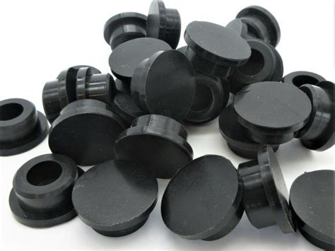 rubber plugs with center hole